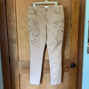 Venus embellished stretch jeans